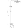Душевая стойка со смесителем GAPPO G07-6 G2407-6