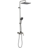 Душевая стойка со смесителем GAPPO G28-9 G2428-9 оружейная сталь