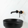 Смеситель для умывальника GAPPO G06-6 чёрный G1206-6